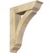 Ekena Millwork Thorton Traditional Rough Sawn Bracket w/ Offset Brace, Douglas Fir, 8"W x 30"D x 38"H BKT0806X30X38THR01RDF - alternate 1